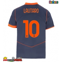 Camisa de Futebol Inter Milan Lautaro Martinez #10 Equipamento Alternativo 2025-26 Manga Curta
